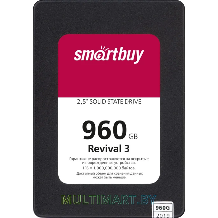 SSD диск Smartbuy Revival 3 960GB (SB960GB-RVVL3-25SAT3)